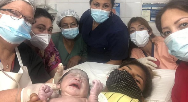 Thiago, el primer bebé mendocino del 2022 nació en San Martín