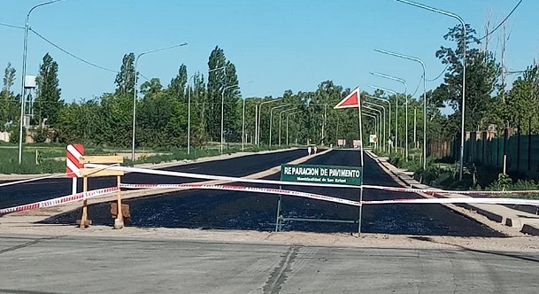 Principio del fin para la obra del asfalto en la extensión de avenida Telles Meneses