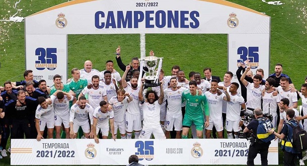 El Real Madrid logra su 35ª Liga y sella su abrumadora superioridad en un torneo