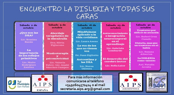 Realizarán todos los sábados de octubre, el Congreso Iberoamericano de Dislexia 2021