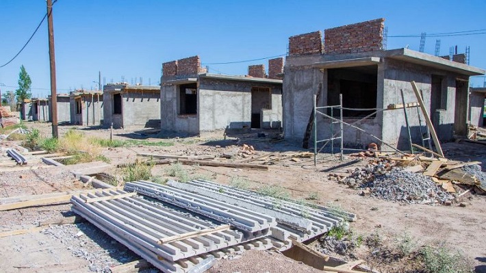 Construyen más de 100 viviendas en San Martín del programa Mendoza Construye 1