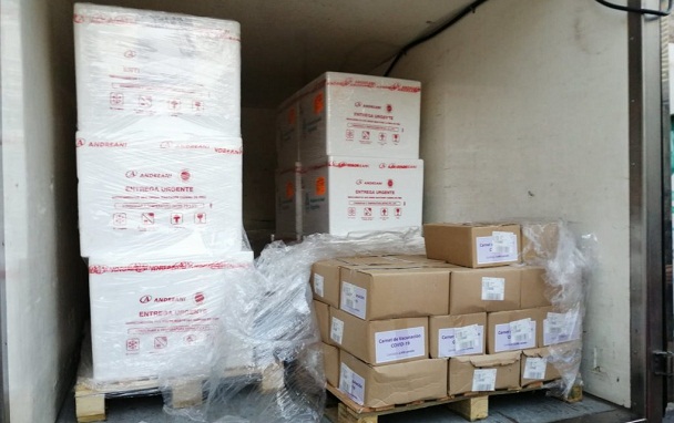 Mendoza recibió el mayor cargamento de vacunas contra el Covid: 96.000 dosis de AstraZeneca