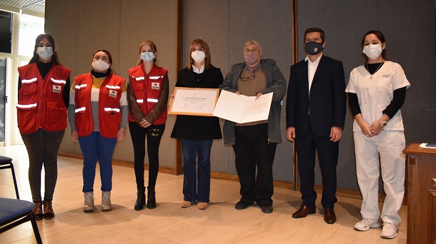Reconocieron a la Cruz Roja de San Rafael por su labor en pandemia