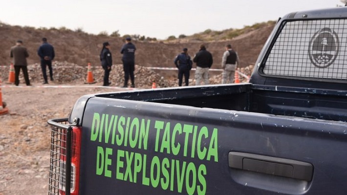 El Ministerio de Seguridad de Mendoza destruyó 1.000 kilos de pirotecnia secuestrada entre 2018 y 2021