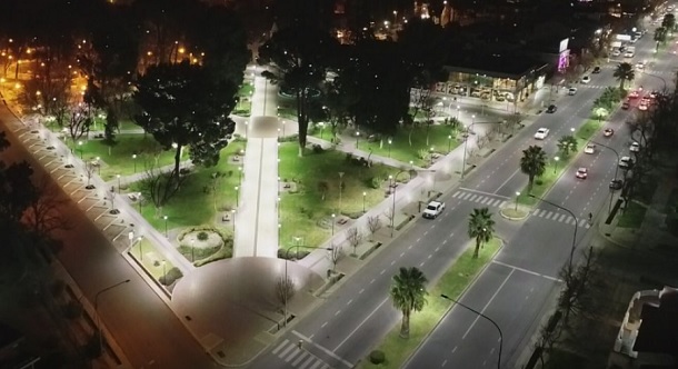San Rafael sumó 2.000 luces led para sus calles