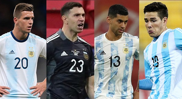 Argentina pierde cuatro futbolistas para el duelo ante Bolivia