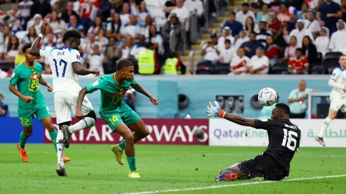 Inglaterra venció por 3 a 0 a Senegal y se enfrentará a Francia en cuartos