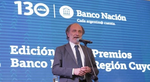 El presidente del Banco Nación entregó distinciones a diez empresas mendocinas