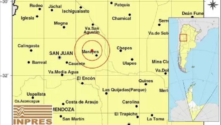 Mendoza percibió un fuerte sismo de San Juan