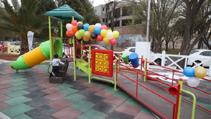 El Municipio y la Fundación Arcor inauguraron la plaza de la primera infancia
