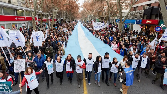 Se espera una masiva marcha este miércoles en Mendoza