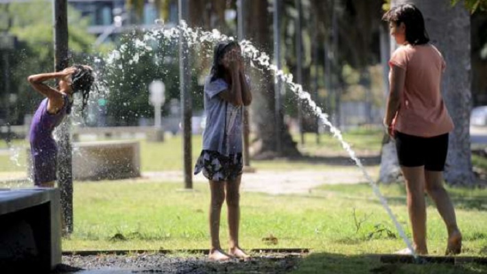 Por el calor extremo, San Rafael alcanzó «Nivel Rojo» según el Servicio Meteorológico