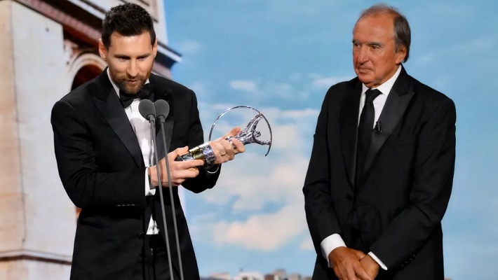 Suma otro trofeo: Lionel Messi fue elegido como el Mejor Deportista del año
