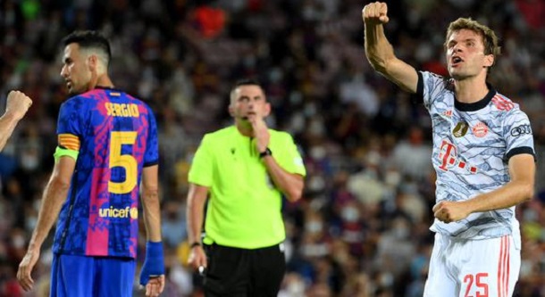 Un Barcelona inofensivo -post Messi- cayó de local 3 a 0 ante Bayern Munich