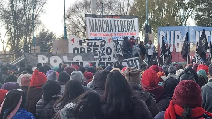 Marcha Federal Piquetera: empezó la movilización en La Quiaca