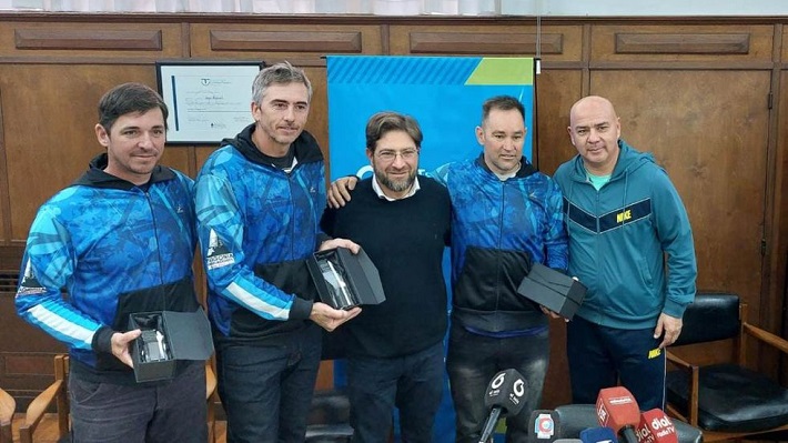 El Municipio distinguió a los sanrafaelinos que participaron del Mundial de Rafting en Bosnia