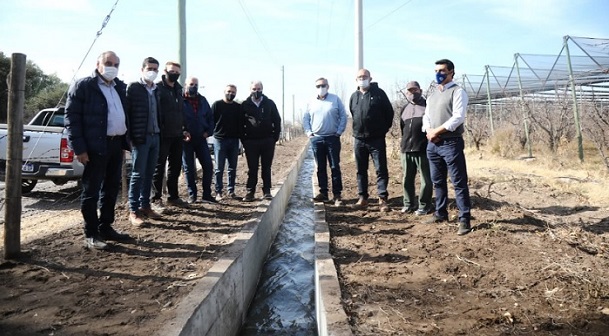  Irrigación inauguró obras en la cuenca del río Diamante en distritos sanrafaelinos