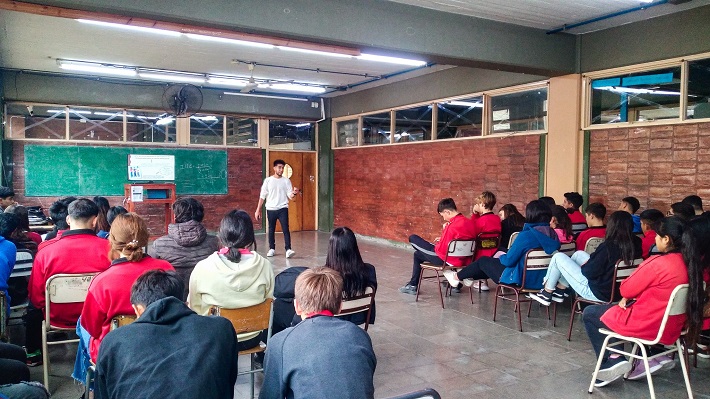 Coordinación de Juventud instruye a estudiantes sanrafaelinos a conocer sus derechos democráticos
