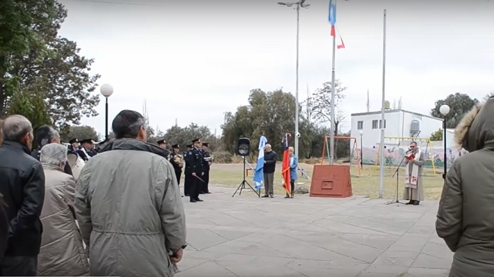 Residentes chilenos celebraron los 212 años de Independencia con un acto en Paza Chile