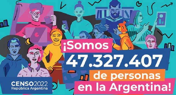 Datos provisorios del INDEC, Argentina tiene 47.327.407 habitantes