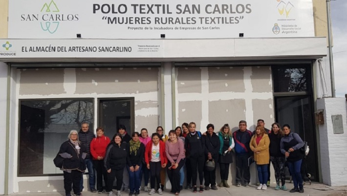 La inauguración del Polo Textil y el Almacén del Artesano se reprogramó para la próxima semana