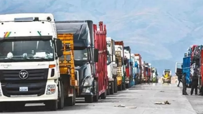 Se va normalizando el tránsito de camiones por el Túnel Cristo Redentor