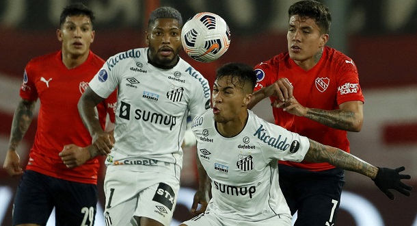Independiente empató con Santos y se despidió de la Sudamericana
