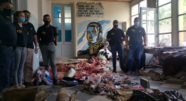 Valle de Uco: cayó una banda de faenadores ilegales con más de 400 kilos de carne