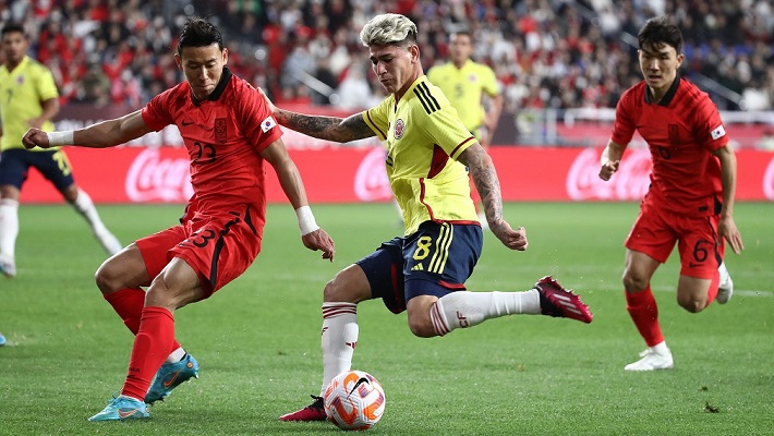 Colombia logró una buena remontada ante Corea del Sur en el debut de Jürgen Klinsmann