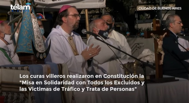 El obispo de Buenos Aires ofició una misa contra la trata, la explotación sexual y laboral