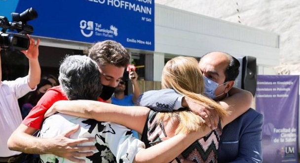 Homenaje: impusieron el nombre de Marcelo Hoffman al centro de rehabilitación post Covid
