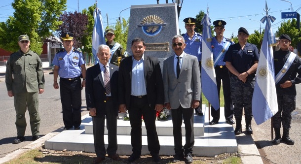 En Malargüe quedó inaugurado el monumento a los héroes del ARA General Belgrano