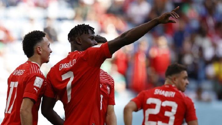 Suiza comienza con buen pie en el Mundial de Qatar tras vencer a Camerún por la mínima