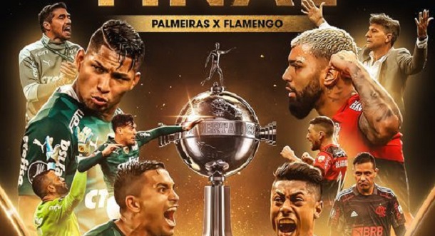 17hs., Flamengo y Palmeiras definen este sábado la Copa Libertadores 2021