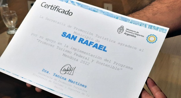 San Rafael sumará cartelería turística porque calificó en un programa nacional