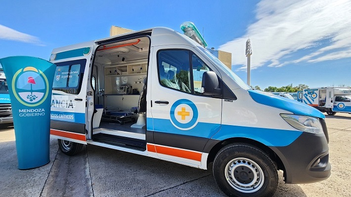 El sistema de salud en San Rafael se refuerza con la llegada de nuevas ambulancias