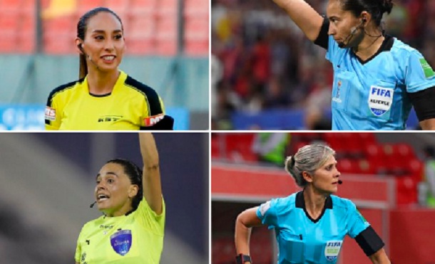 Por primera vez en la Copa Libertadores todos los árbitros del partido fueron mujeres.