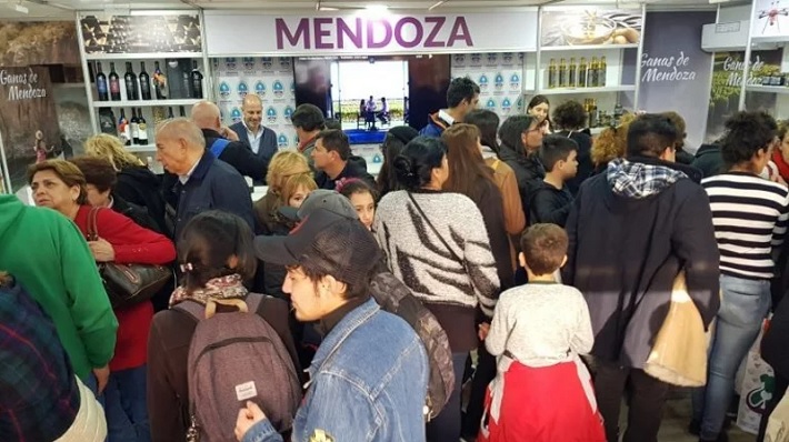  En el Stand de Mendoza en La Rural, 16 Pymes fueron visitadas por 28 mil personas