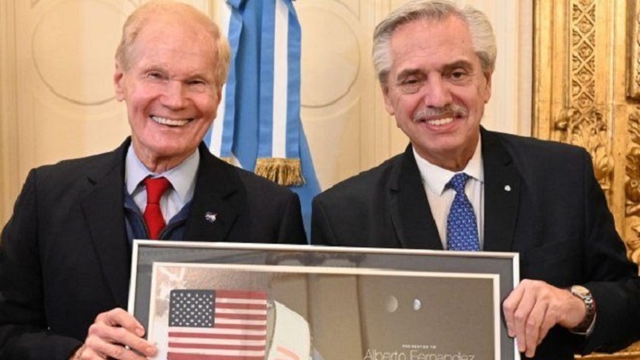 Tras reunirse con el titular de la NASA, Alberto Fernández aprobó el ingreso argentino al proyecto Artemis