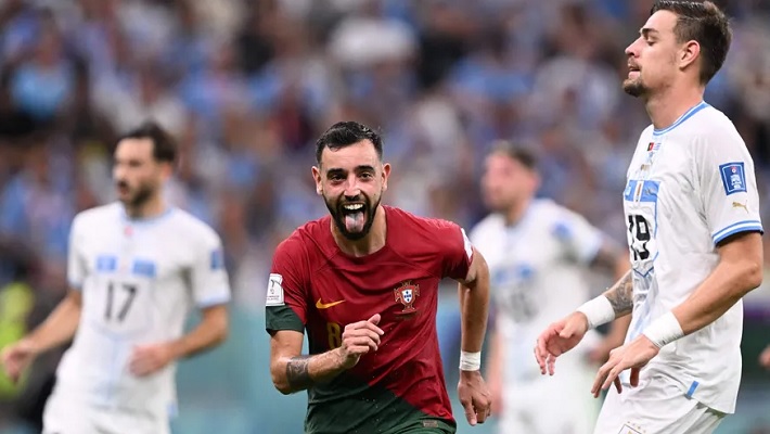 Portugal ganó 2-0 a Uruguay en su segunda jornada de la fase de grupos del Mundial