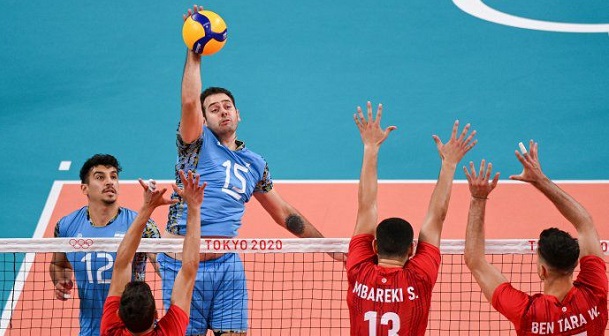 Voley: Argentina dio vuelta el partido ante Túnez y logró su segunda victoria