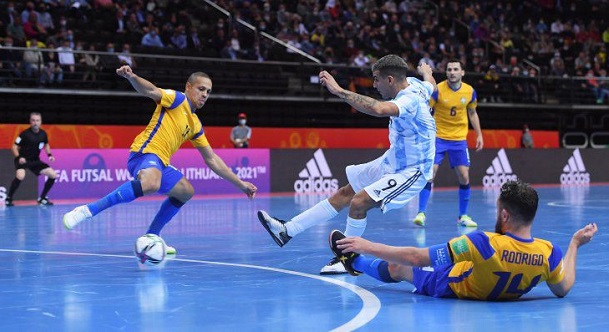 Mundial de Futsal: Argentina eliminó a Brasil, es finalista y va por el bicampeonato